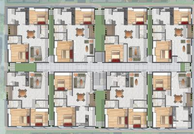 Project Image of 1073.0 - 1170.0 Sq.ft 2 BHK Apartment for buy in Hatha Blue Bell Homes