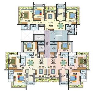 Project Image of 1400.0 - 1475.0 Sq.ft 3 BHK Apartment for buy in  Eco Tower