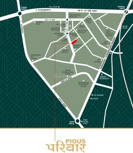 Project Image of 851.21 - 852.5 Sq.ft 3 BHK Apartment for buy in Friends Pious Parivar