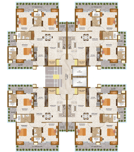 Project Image of 1611.0 - 1721.0 Sq.ft 3 BHK Apartment for buy in Motiaz Blue Ridge