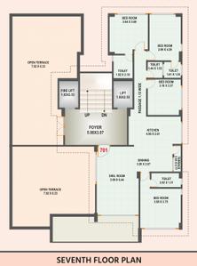 Project Image of 1295.44 - 1314.06 Sq.ft 4 BHK Apartment for buy in Marina 7