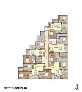 Project Image of 1025.0 - 1076.0 Sq.ft 2 BHK Apartment for buy in RLD Tripti