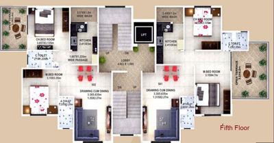 Project Image of 549.0 - 950.0 Sq.ft 2 BHK Penthouse for buy in Design Royal Residency