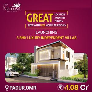 Project Image of 1362.0 - 1396.0 Sq.ft 3 BHK Villa for buy in MGP Tulip