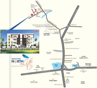 Project Image of 850.0 - 1425.0 Sq.ft 2 BHK Apartment for buy in Manito Northlite