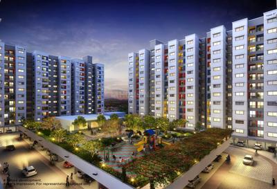 Project Image of 367.0 - 610.0 Sq.ft 1 BHK Apartment for buy in Mahindra Happinest MWC