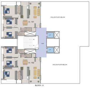 Project Image of 0.0 - 1255.07 Sq.ft 3 BHK Apartment for buy in Dhruvi Hrudhya