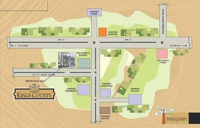 Project Image of 1100.0 - 2350.0 Sq.ft 2 BHK Apartment for buy in Ganpati Kings County