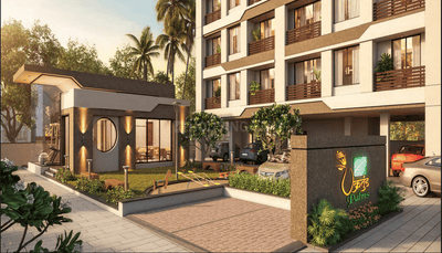 Project Image of 468.15 - 665.66 Sq.ft 1 BHK Apartment for buy in Vakratund Palms