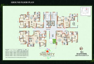 Project Image of 938.0 - 1453.0 Sq.ft 2 BHK Apartment for buy in Ahad Serenity
