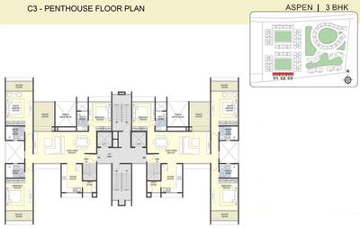 Project Image of 1273.0 - 1329.0 Sq.ft 3 BHK Apartment for buy in Sanklecha The Metrozone Aspen C3