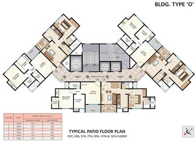 Project Image of 680.0 - 1479.0 Sq.ft 1 BHK Apartment for buy in Puraniks Sky Villas