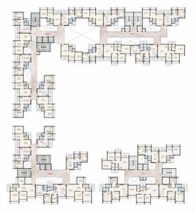 Project Image of 156.0 - 470.0 Sq.ft 1 BHK Apartment for buy in Gurukrupa Aramus Complex