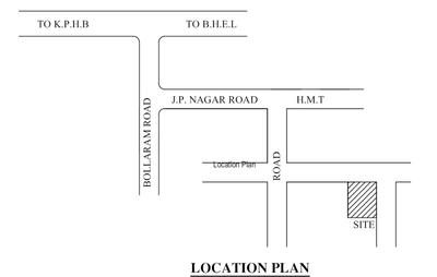 SR Sudheerreddy Residency Location Plan 1