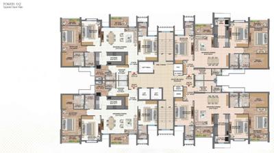 Project Image of 1780.0 - 2270.0 Sq.ft 3 BHK Apartment for buy in Qala