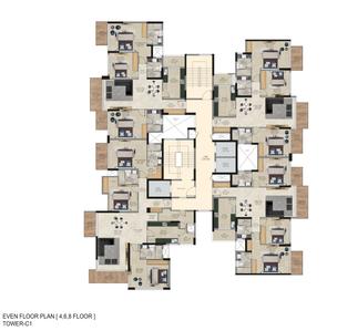 Project Image of 1040.0 - 1770.0 Sq.ft 2.5 BHK Apartment for buy in 9 PBR