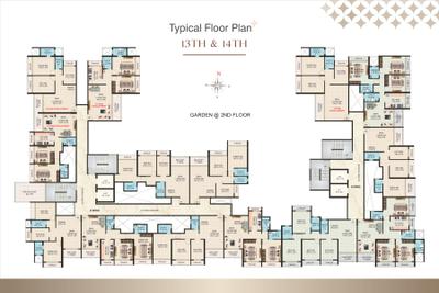 Project Image of 701.38 - 954.01 Sq.ft 2 BHK Apartment for buy in Neelkanth Stella