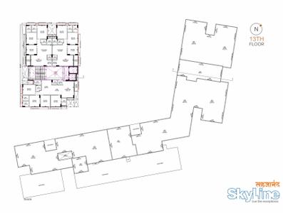Project Image of 931.62 - 1191.35 Sq.ft 3 BHK Apartment for buy in Akshar Sahjanand Skyline
