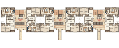 Project Image of 780.38 - 1114.06 Sq.ft 2 BHK Apartment for buy in Kumar Parc Residences A2