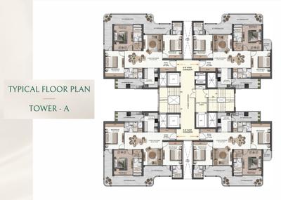 Project Image of 2045.0 - 2460.0 Sq.ft 3 BHK Apartment for buy in Vista Palencia