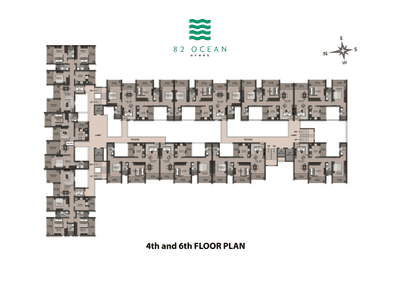 Project Image of 1243.23 - 2066.67 Sq.ft 2 BHK Apartment for buy in 82 Ocean Crest