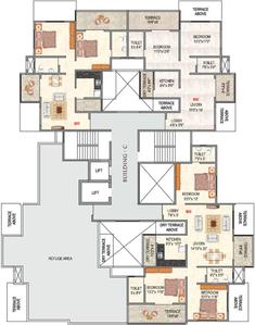 Project Image of 976.0 - 1640.0 Sq.ft 2 BHK Apartment for buy in Vastu Buildcorp River Nest Phase 2