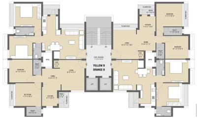 Project Image of 561.23 - 837.97 Sq.ft 2 BHK Apartment for buy in Shreenathji Apple Greens