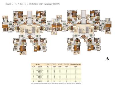 Project Image of 680.0 - 2020.0 Sq.ft 2 BHK Apartment for buy in Merlin The One