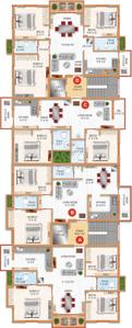 Project Image of 787.49 - 945.39 Sq.ft 2 BHK Apartment for buy in Shree Vishnu Elina