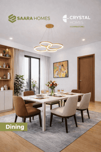 Project Image of 1117.0 - 1306.0 Sq.ft 2 BHK Apartment for buy in Crystal Saara Homes