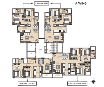 Project Image of 599.0 - 1060.0 Sq.ft 2 BHK Apartment for buy in DSS Mahavir Serene