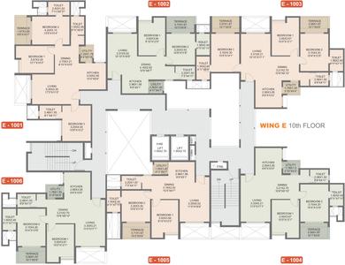 Project Image of 551.0 - 1019.0 Sq.ft 2 BHK Apartment for buy in Rohan Madhuban II Wings D E