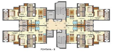 Project Image of 375.01 - 930.43 Sq.ft 1 BHK Apartment for buy in Lodha Fontana A B I And J