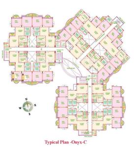 Project Image of 1248.0 - 1483.0 Sq.ft 3 BHK Apartment for buy in Kristal Onyx