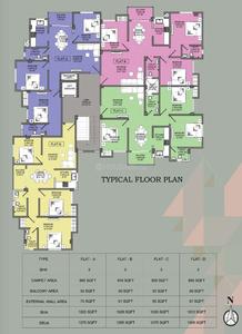 Project Image of 638.0 - 918.0 Sq.ft 2 BHK Apartment for buy in ABM Chandra Prabha Apartment