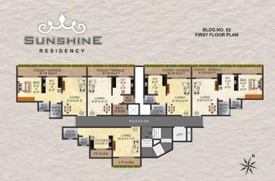 Project Image of 202.47 - 570.0 Sq.ft 1 RK Apartment for buy in Shantee Sunshine Residency