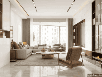 Garve Patil Samrajya C Wing Living Area 1