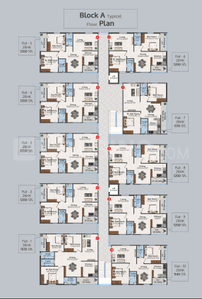 Project Image of 1105.0 - 1535.0 Sq.ft 2 BHK Apartment for buy in Lalitha Divine County