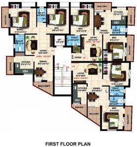 Project Image of 834.0 - 1682.0 Sq.ft 2 BHK Apartment for buy in Steps Stone Meenaas