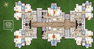 Project Image of 1055.0 - 1296.0 Sq.ft 2 BHK Apartment for buy in Confident Iris
