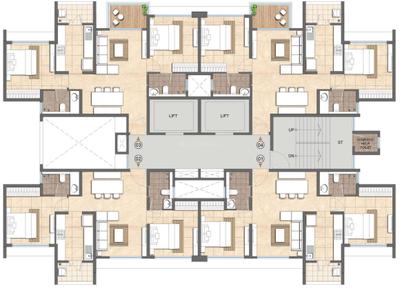Project Image of 686.95 - 689.97 Sq.ft 2 BHK Apartment for buy in Lodha Kandivali Project Tower 5