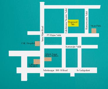 Prop Tulasi Nivas Location Plan 1