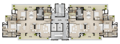 Project Image of 2390.0 - 4000.0 Sq.ft 3 BHK Apartment for buy in Shalimar Krrish Ibiza Town