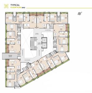 Project Image of 576.09 - 768.44 Sq.ft 2 BHK Apartment for buy in Shree Green Leaves Buidling A