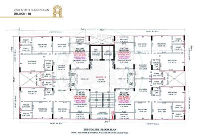 Project Image of 0.0 - 847.01 Sq.ft 3 BHK Apartment for buy in Shubh Atlantis