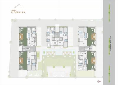 Project Image of 1077.0 - 1081.0 Sq.ft 3 BHK Apartment for buy in Courtyard Regalia II