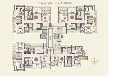 Project Image of 970.0 - 1970.0 Sq.ft 2 BHK Apartment for buy in Vighnaharta Sai Enclave