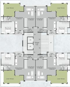 Project Image of 786.84 - 1910.0 Sq.ft 1 BHK Apartment for buy in Orbit Posh Pavilion