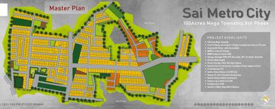 Project Image of 1200.0 - 3600.0 Sq.ft Residential Plot Plot for buy in Sai Metro City