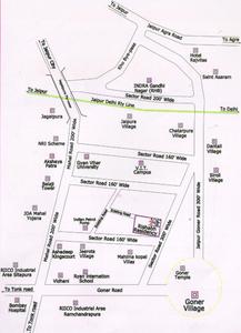 AKG Rishabh Residency Location Plan 1